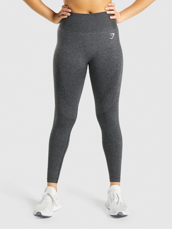 Gymshark Pants - Gymshark Vital Seamless Leggings in heathered gray